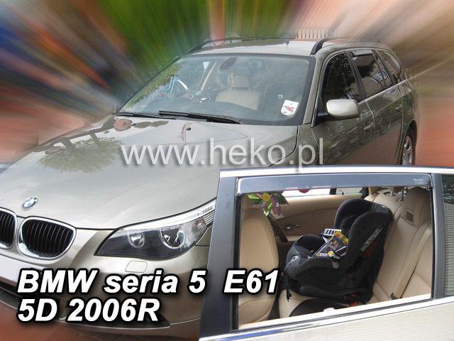 Paravanturi pentru BMW 5 E61 (2003-2010) Combi 4 buc. față și spate