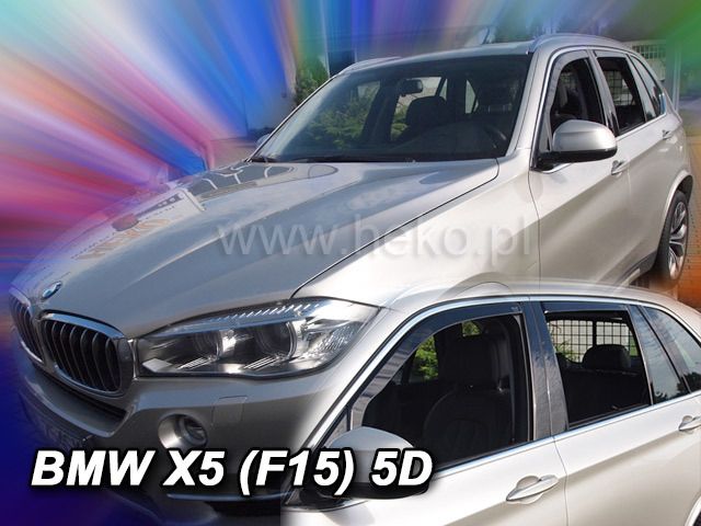Deflectoare de vânt pentru BMW X5 F15 (2013+) 4buc. față și spate