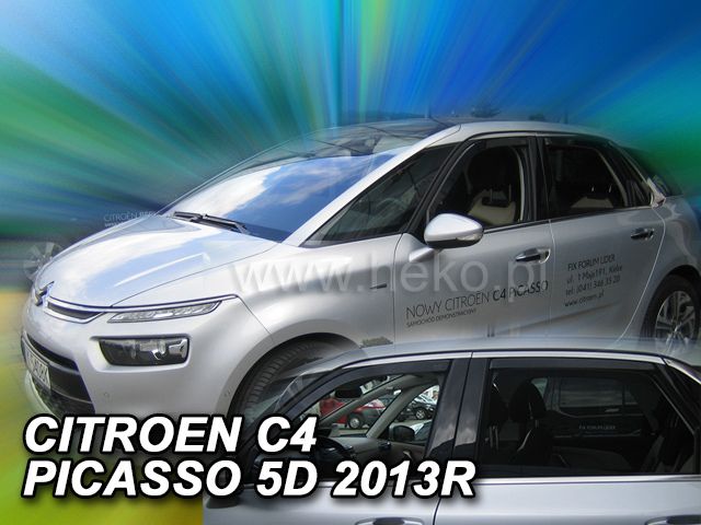 Ανεμοθραύστες για CITROEN C4 Picasso (2013+) 5 θυρών - 4τμχ. εμπρός και πίσω