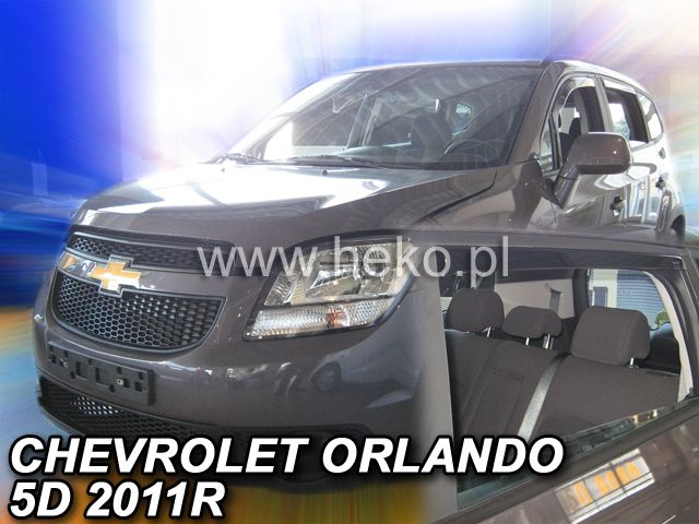Ανεμοθραύστες για CHEVROLET ORLANDO (2011+) 5 πόρτες - 4τμχ. εμπρός και πίσω