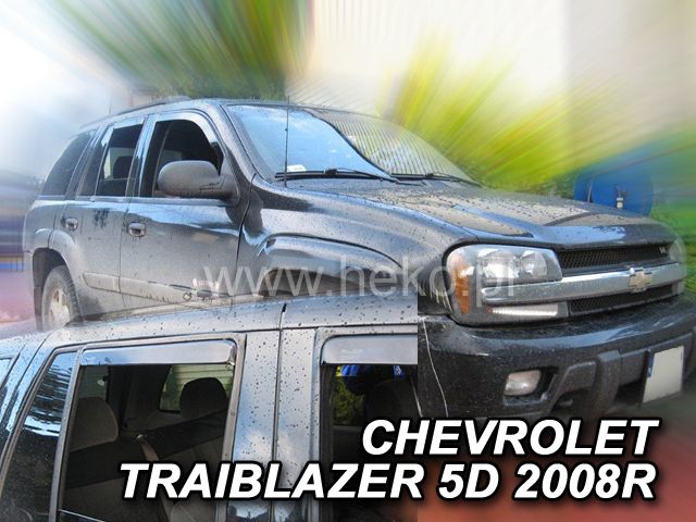 Ανεμοθραύστες για CHEVROLET TRAX (2013+) 5 θύρες - 4τμχ. εμπρός και πίσω