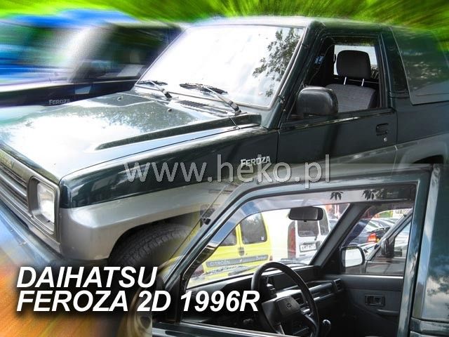 Deflectoare pentru geamuri DAIHATSU CHARADE G100 (1987-1993) Sedan - 2 buc. față