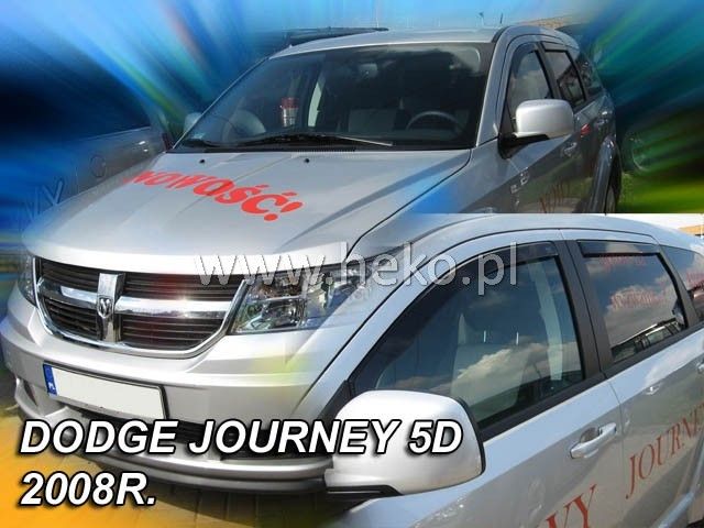 Ανεμοθραύστες για FIAT FREEMONT / DODGE JOURNEY (2008+) 5 πόρτες - 4 τεμ. εμπρός και πίσω