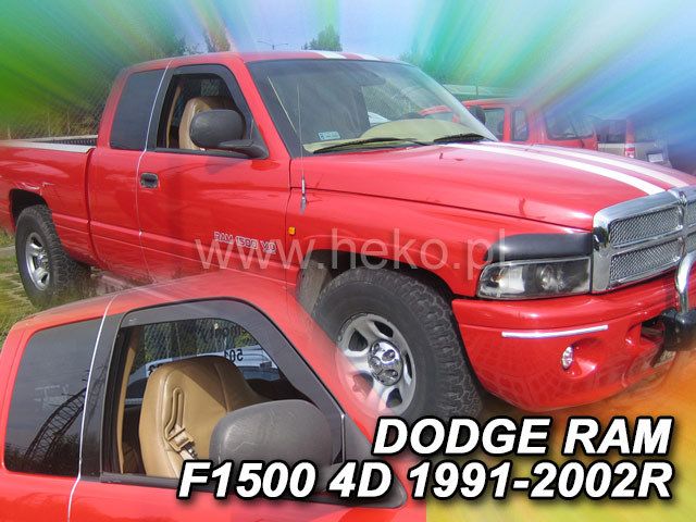 Deflectoare de vânt pentru DODGE RAM 1500 (1991-2002) 2/4 uși - 2 buc. față