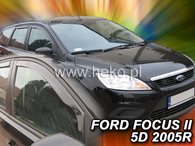 Deflectoare de vânt pentru FORD FOCUS II (2004-2011) 5 uși, Sedan - 4 buc. față și spate