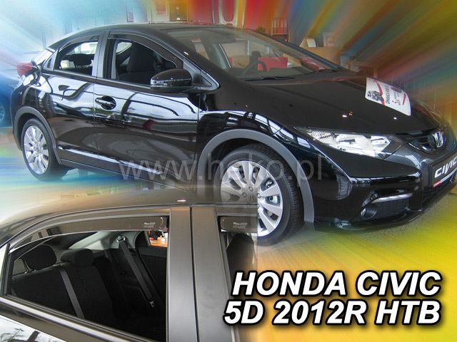 Deflectoare de vânt pentru HONDA CIVIC IX (2012-2016) 5 uși - 4buc. față și spate