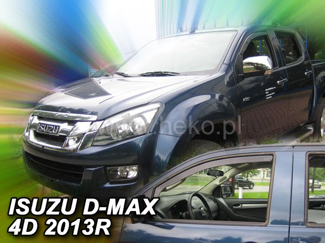 Deflectoare de ploaie pentru ISUZU D-MAX (2012+) 2/4 uși - 2 buc. față