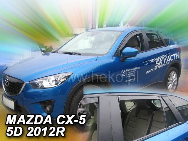 Deflectoare aer pentru MAZDA CX 5 (2011-2017) 5 uși - 4 buc. față și spate
