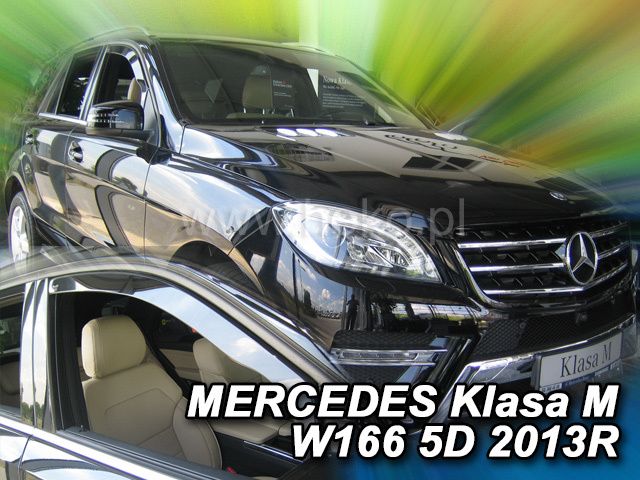 ΑΝΕΜΟΘΡΑΥΣΤΕΣ ΓΙΑ MERCEDES ML W166 / GL X166 / GLS (2011+) / GLE W292 (2016-2019) - 2ΤΕΜ. ΕΜΠΡΟΣΘΙΟΙ