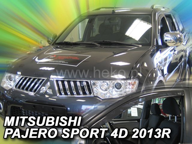 Ανεμοθραύστες για MITSUBISHI PAJERO SPORT (2013+) 5 θύρες - 2 τεμ. εμπρός