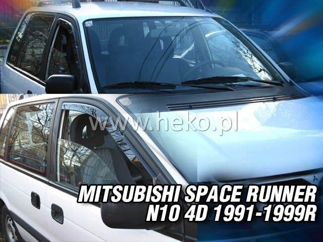 Deflectoare pentru geamuri MITSUBISHI CARISMA (până în 1999) Sedan - 2 bucăți față