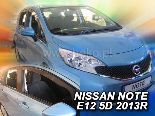 Ανεμοθραύστες για NISSAN NOTE (2013+) 5 πόρτες - 4τμχ. εμπρός και πίσω