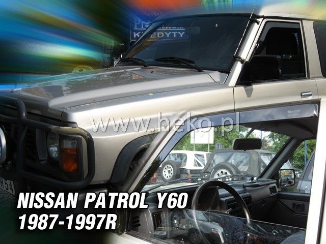 Ανεμοθραύστες για NISSAN PATROL (1987-1997) με ηλεκτρικούς καθρέφτες 5 θύρες - 4τμχ. εμπρός και πίσω