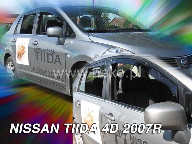 Deflectoare de vânt pentru NISSAN TIIDA (2007+) 4 / 5 uși - 2 bucăți față