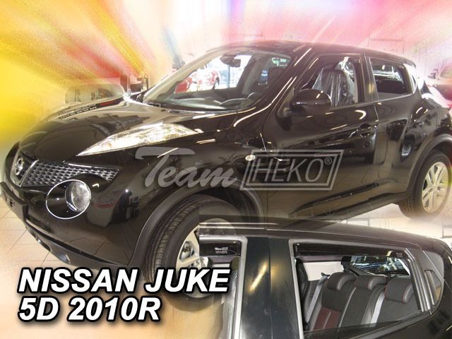 Apărătoare de vânt pentru NISSAN JUKE (2010+) - 4 bucăți, față și spate