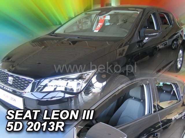 Ανεμοθραύστες για SEAT LEON (2013+) 5 θύρες - 4τμχ. εμπρός και πίσω