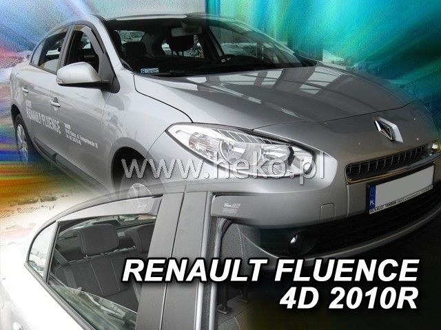 Apărătoare de vânt pentru RENAULT FLUENCE (2009+) 4 uși - 4 bucăți față și spate