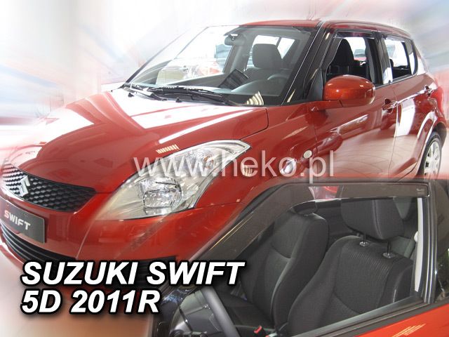 DEFLECTOARE DE VÂNT PENTRU SUZUKI SWIFT (2010-2017) 5 UȘI - 2 BUC. FAȚĂ