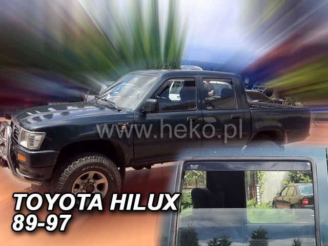 Ανεμοθραύστες για TOYOTA HILUX (1989-1997) 4 πόρτες - 4τμχ. εμπρός και πίσω