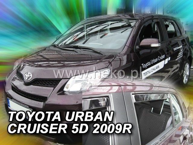 Ανεμοθραύστες για TOYOTA URBAN CRUISER (2009+) 4 τεμάχια εμπρός και πίσω