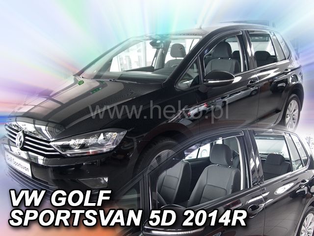 Ανεμοθραύστες για VW GOLF SPORTSVAN (2014+) 4τμχ. εμπρός και πίσω