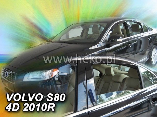 Deflectoare de vânt pentru VOLVO S80 (2006+) Sedan - 4 buc. față și spate