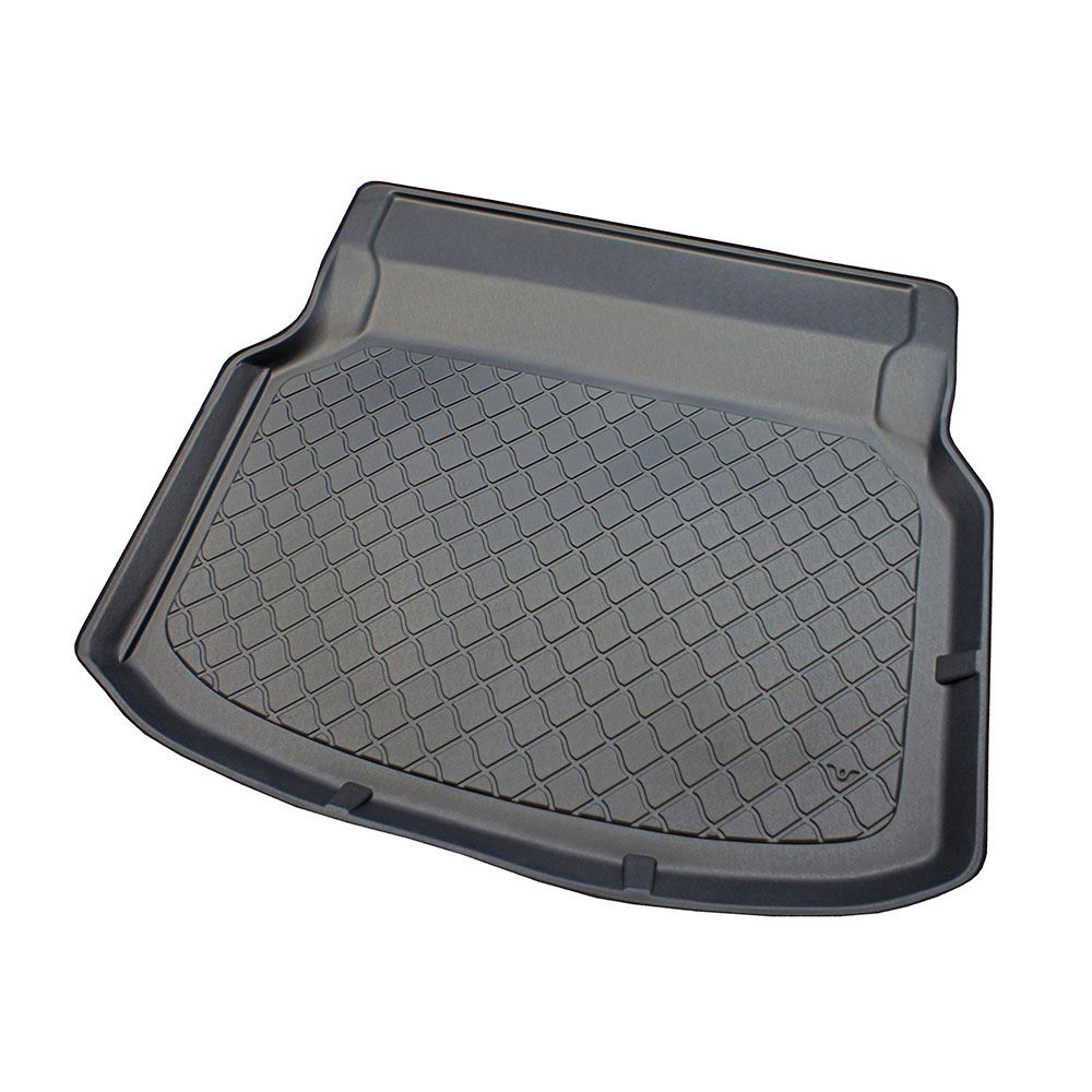 Гумирана стелка за багажник за Mercedes C-Class W204 (2007-2014) Sedan back seat leaning forward; without left container / Mercedes Mercedes C-Class Coupé (2011-2015)
