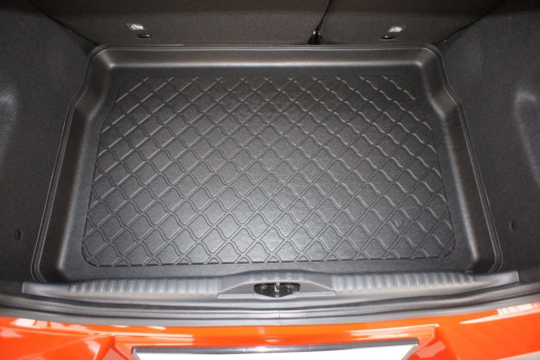 Covoraș portbagaj cauciucat pentru Peugeot 208 (2012+) Hatchback 3/5d / Citroen C3 III (2017+) Hatchback 5d