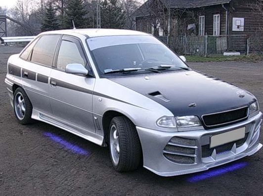 Ανεμοθραύστες για OPEL ASTRA F (1992-1998) 5-θυρο, Sedan - 4 τμχ. εμπρός και πίσω