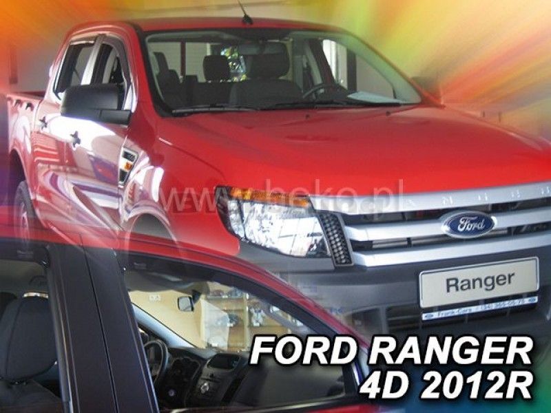 Ανεμοθραύστες για FORD RANGER III (2012+) 4 πόρτες - 2τμχ εμπρός