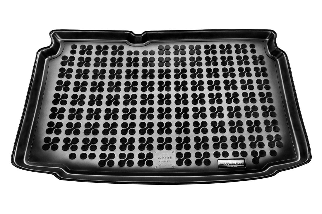 COVORAS CAUCIUC PORTBAGAJ PENTRU VOLKSWAGEN POLO (2009 - 2017) HATCHBACK PARTEA DE JOS A PORTBAGAJULUI - REZAW PLAST