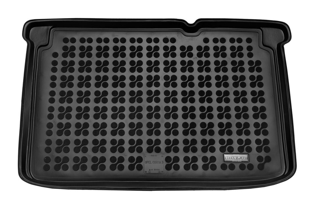 COVOR CAUCIUC PORTBAGAJ PENTRU OPEL CORSA D (2006 - 2014) STANDARD / CORSA E (2014+) PLACAJ INFERIOR - REZAW PLAST