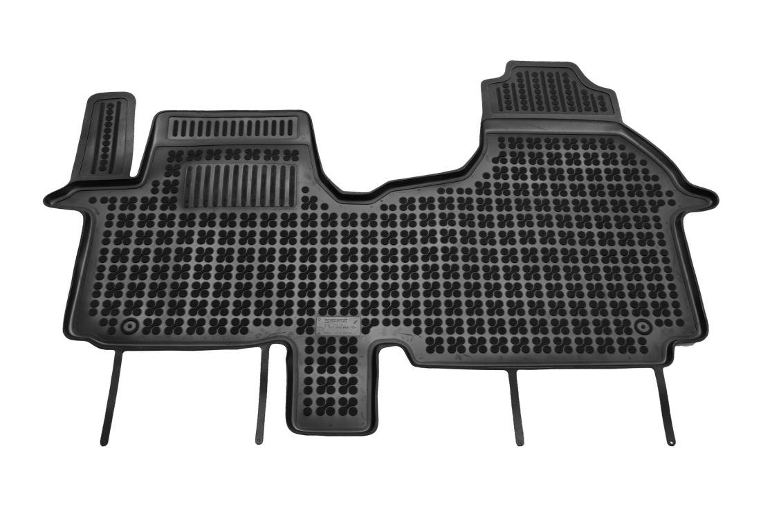 Λαστιχένια πατάκια για Fiat Talento (2016+) / Nissan NV 300 (2016+) / Opel Vivaro (2014+) / Renault Trafic III (2014-2019) - μπροστά για 3 άτομα (1 σειρά καθισμάτων) - τύπου σκάφης