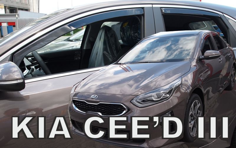 Ανεμοθραύστες για KIA CEED (2018+) HTB - 4τμχ. εμπρός και πίσω
