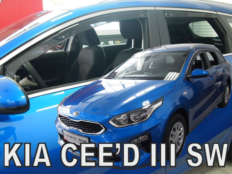 Deflectoare de vânt pentru KIA CEED (2018+) Combi - 4 buc. față și spate