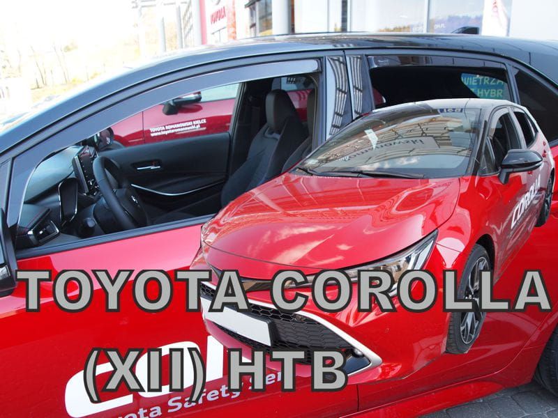 Ανεμοθραύστες για TOYOTA COROLLA (2018+) HTB - 4τμχ. εμπρός και πίσω
