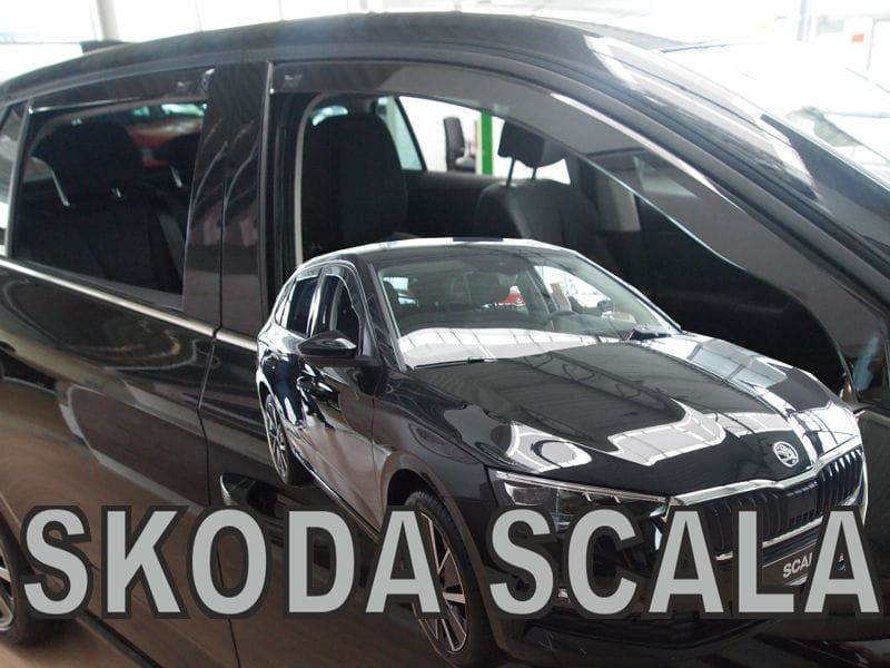 Deflectoare de vânt pentru SKODA SCALA 5D (2019+) 4 buc. față și spate