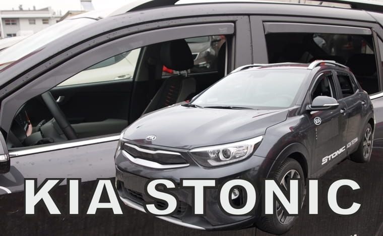 Deflectoare de vânt pentru KIA STONIC (2017+) 5 uși - 4buc. față și spate