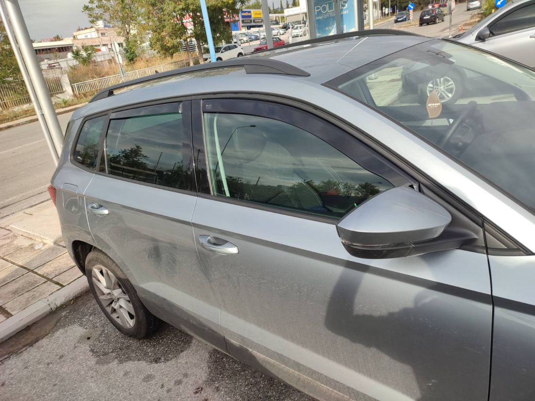 Ανεμοθραύστες για SKODA KAMIQ (2019+) 4 τεμ. εμπρός και πίσω