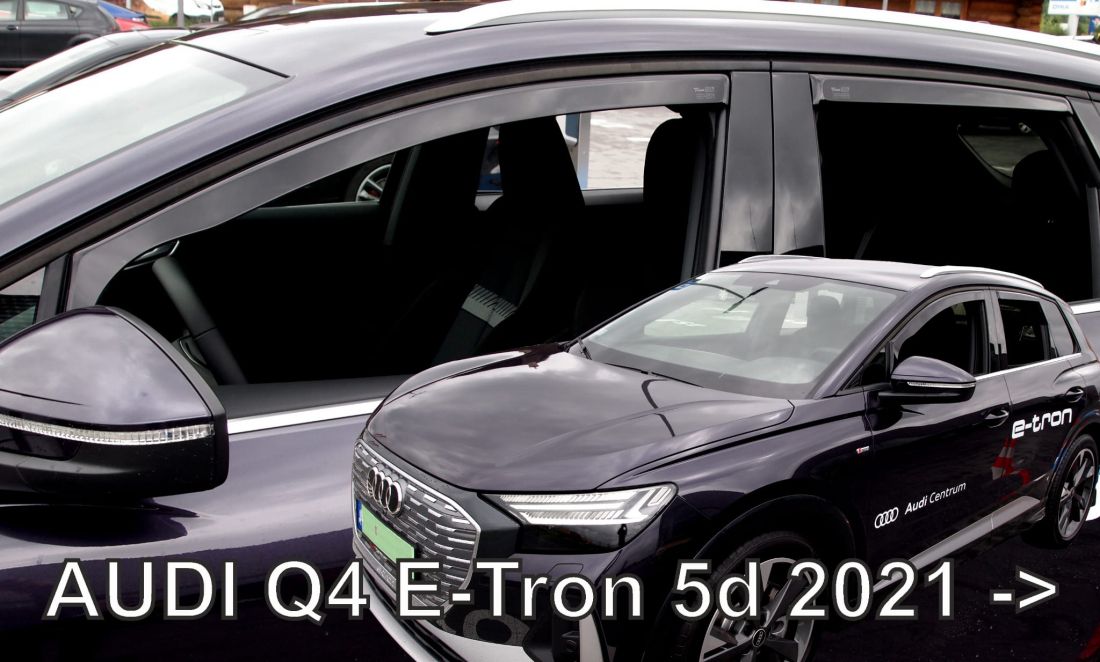 Deflectoare de vânt pentru Audi Q4 E-TRON (2021+) - 4 buc. față și spate