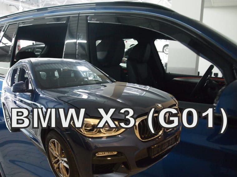 Deflectoare de vânt pentru BMW X3 G01 (2017+) - 4 buc. față și spate