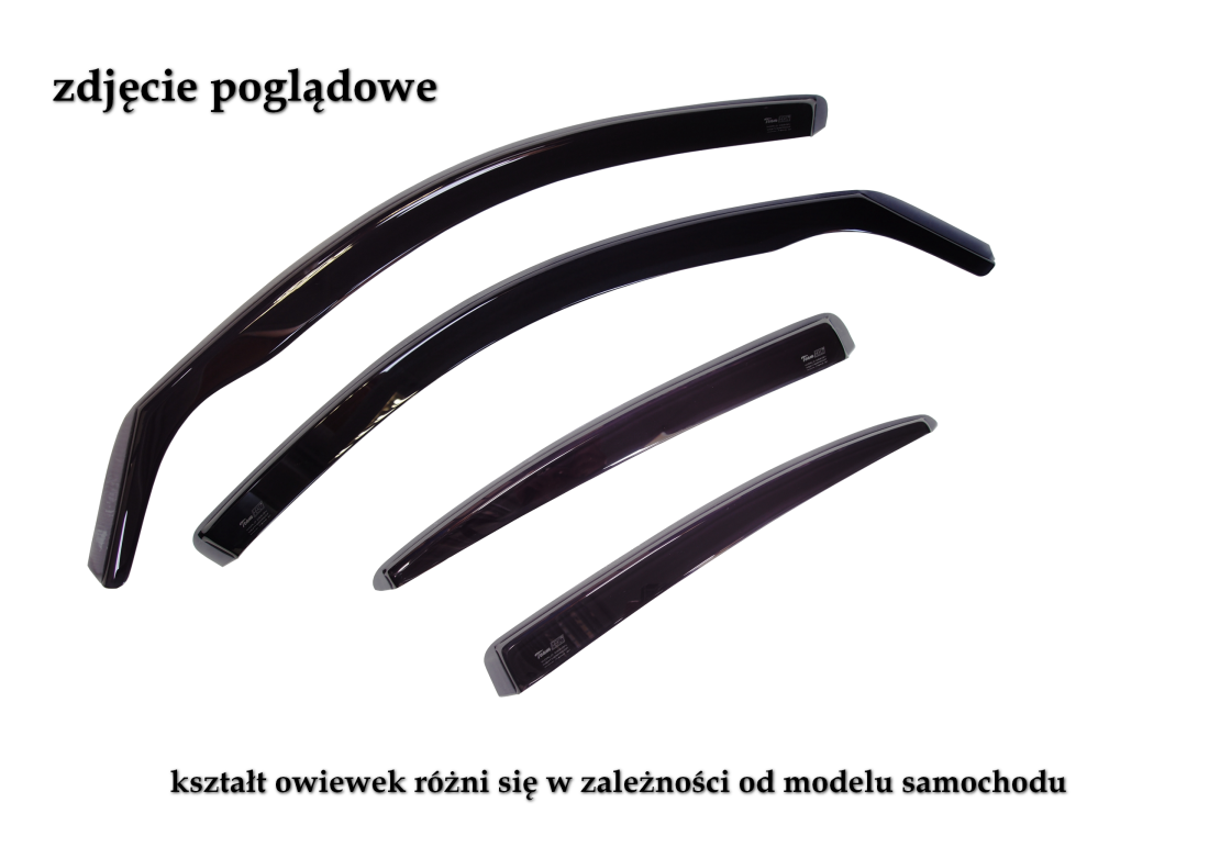Deflectoare de vânt pentru BMW X5 G05 (2018+) - 4 bucăți față și spate