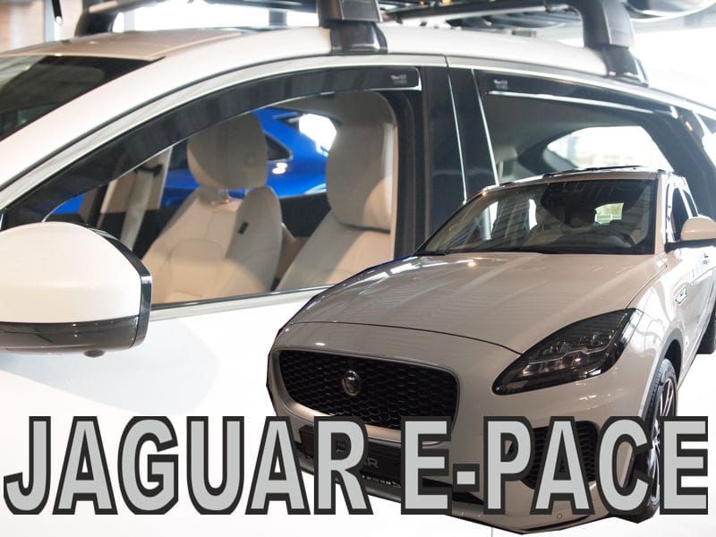 Deflectoare de vânt pentru Jaguar E-PACE 5D (2018+) - 4 bucăți față și spate
