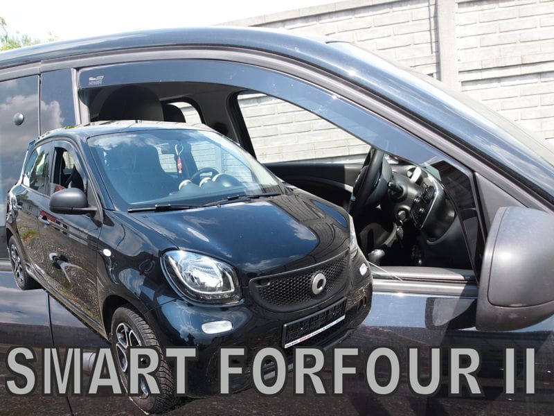 Ανεμοθραύστες για Smart Forfour II 5D (2014+) 5 πόρτες - 2τμχ. εμπρός