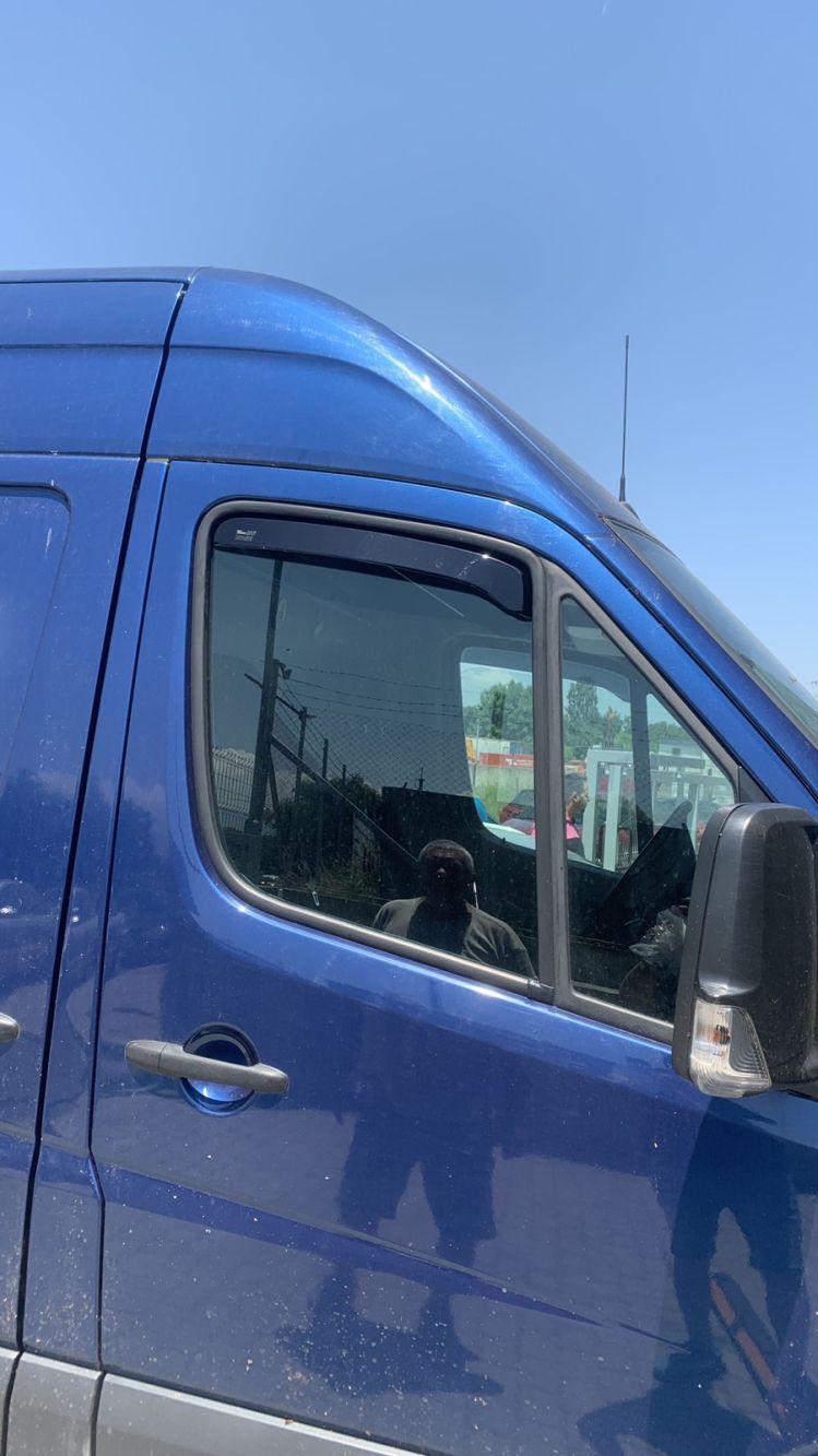 Deflectoare de vânt pentru MERCEDES SPRINTER / / VW CRAFTER (2006-2017) doar deasupra