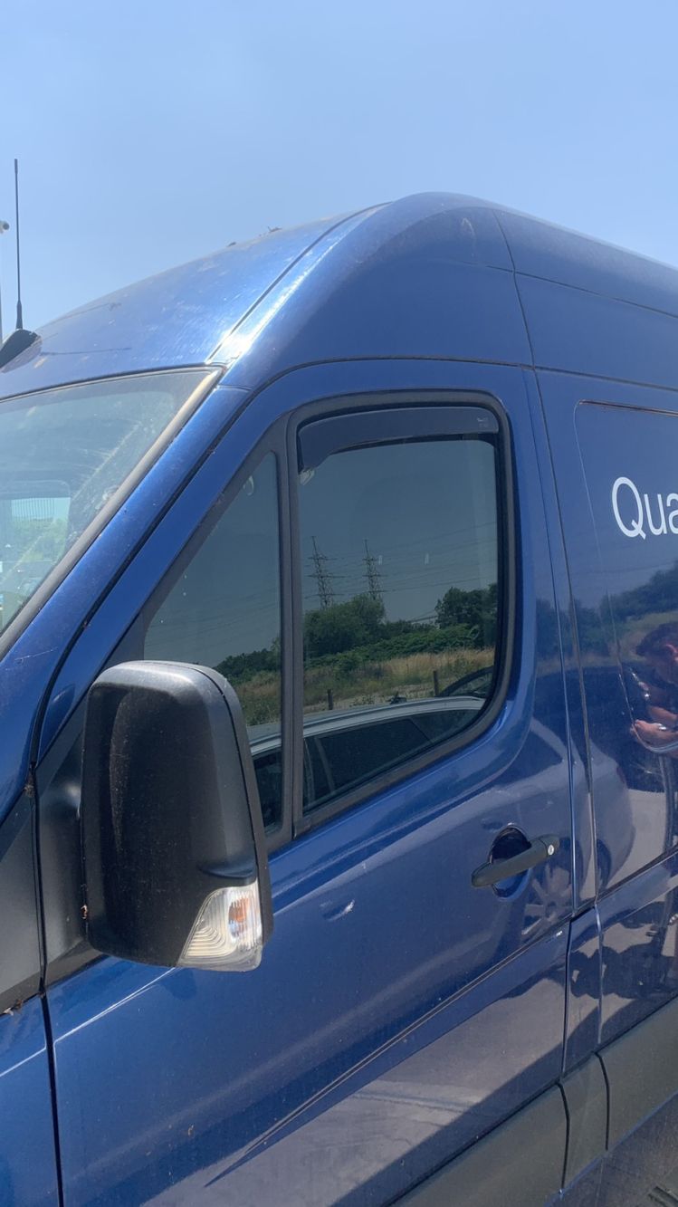 Deflectoare de vânt pentru MERCEDES SPRINTER / / VW CRAFTER (2006-2017) doar deasupra