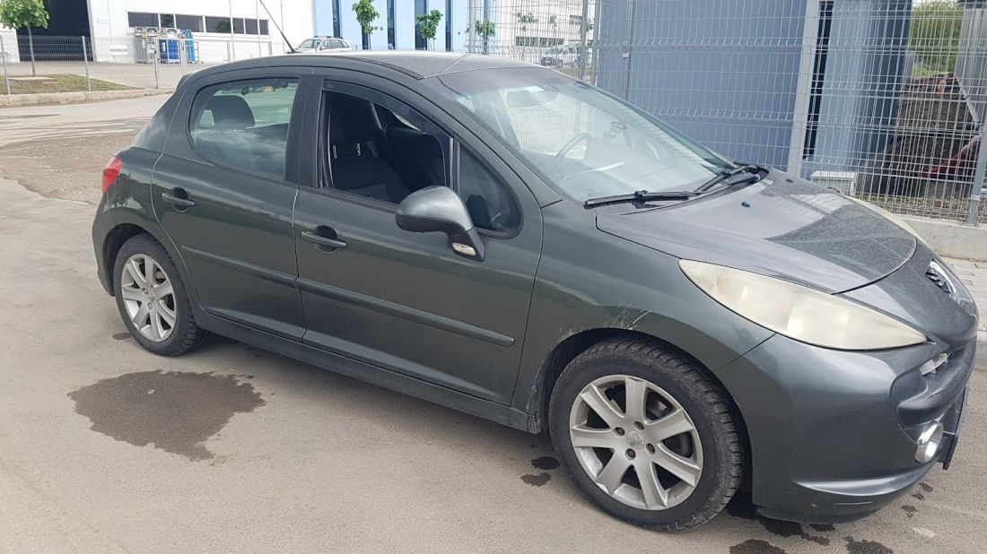 Deflectoare de vânt pentru PEUGEOT 207 (2006+) cu 3 uși