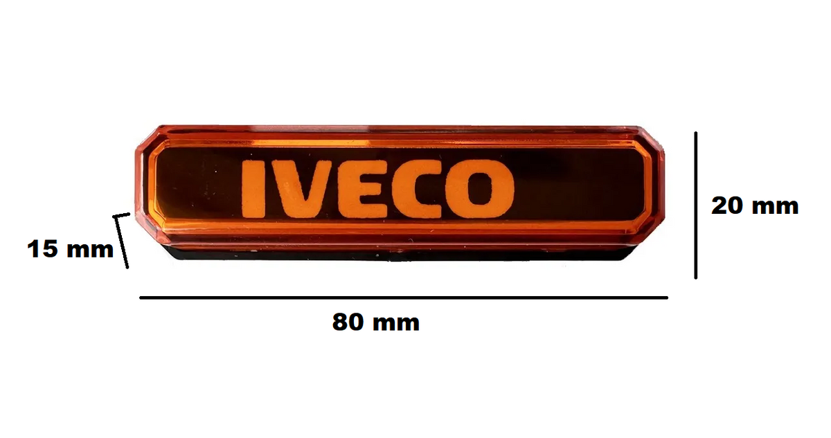 LED габарит оранжева светлина с надпис – 12V/24V