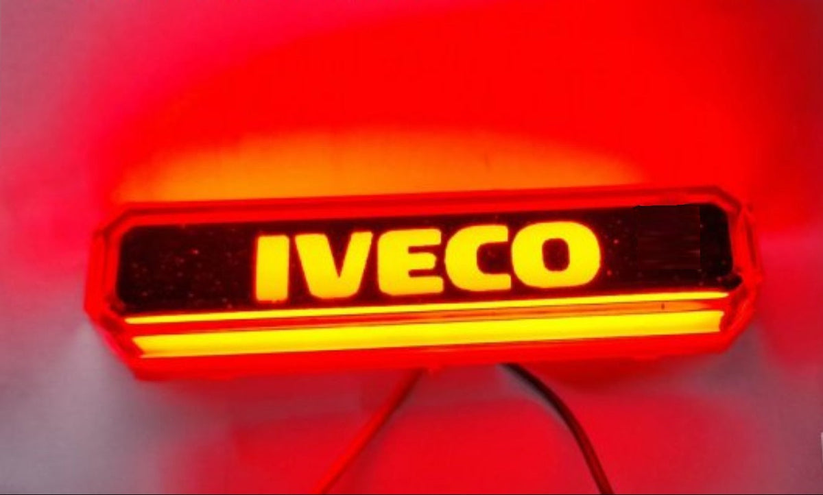 LED габарит оранжева светлина с надпис – 12V/24V