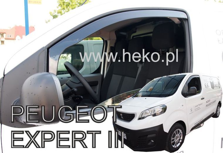 DEFLECTOARE DE VÂNT PENTRU CITROEN JUMPY III / PEUGEOT EXPERT / TRAVELLER / TOYOTA PROACE (2016+)